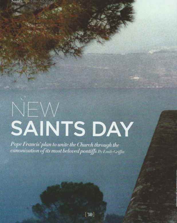 New Saints Day fixed